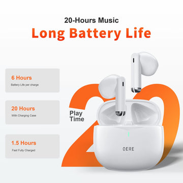 E28 True Wireless Earbuds – Bluetooth 5.3, Noise Reduction, Long Battery Life