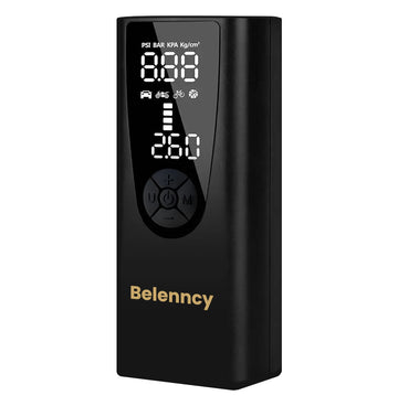 Buy 1 Get 1 Free - Tire Inflator P005 with 25000 mAh Battery, 150 PSI Pressure , Power Bank and LED Light.